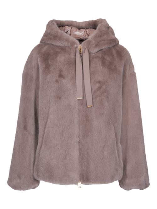 Giubbino in faux fur tortora Herno | GI000256D 126242600